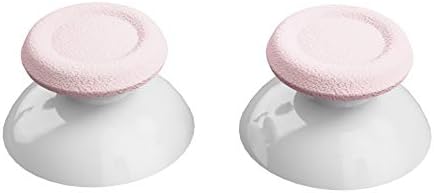 Двуцветен Сменяеми 3D-джойстици eXtremeRate Cherry Blossoms Розово-бял цвят за контролер PS5, Аналогови Джойстици с отвертка за контролер PS4 Slim Pro