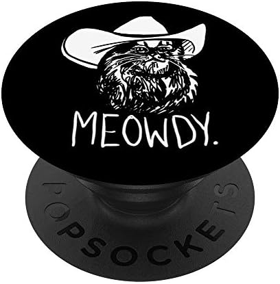 Мем Мяукающий Texas котка PopSockets PopGrip: Замяна дръжка за телефони и таблети