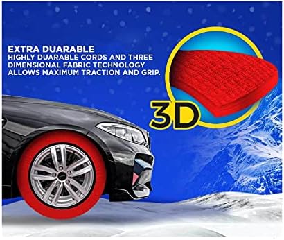 Зимни чорапи за автомобилни гуми Премиум-клас с Текстилни Вериги за сняг серия ExtraPro За Subaru Impreza (X-Large)