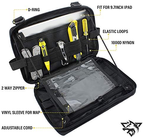 Чанта WYNEX Tactical Admin Molle, Медицинска Чанта EDC EMT, Дизайн на Корпуса, Капаци за закрепване, Найлон