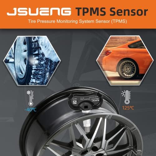 Jsueng Смяна на ГУМИТЕ сензор за Хонда CR-Z Одисея Civic, 4 комплекта Сензори, Система за контрол на налягането в гумите Заменя