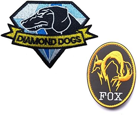 Нашивка Homiego Military Morale Diamond Dogs и Metal Gear Solid Fox (1 бр.)