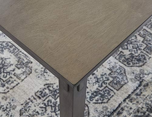 Корпоративна дизайн от Ашли Bridson маса за Хранене, набиране на височина с плота от 5 теми, включва маса и 4 продуктова стол сив цвят (опаковка по 1 парче)