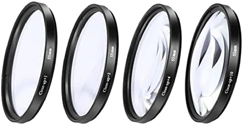 MOUDOAUER Оптично Стъкло + Алуминиева DSLR Дигитална Камера за близки макро обектив Комплект Филтри за Nikon,