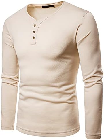 Мъжки Ежедневни Приталенная Базова тениска с дълъг ръкав Dry-Fit, Впитывающая Влагата, Обикновен Бизнес отгоре с V-образно