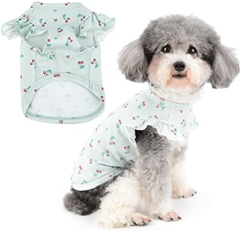 Ranphy, Тениски за малки кучета, Летни тениски от Мек памук за момичета, Дишаща Жилетка за малки Кученца, Скъпа Дрехи