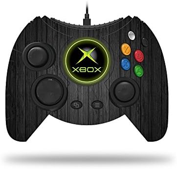 Калъф MightySkins, съвместим с контролера на Microsoft Xbox One Hyperkin Дюк - Черно дърво | Защитен, здрав и уникален
