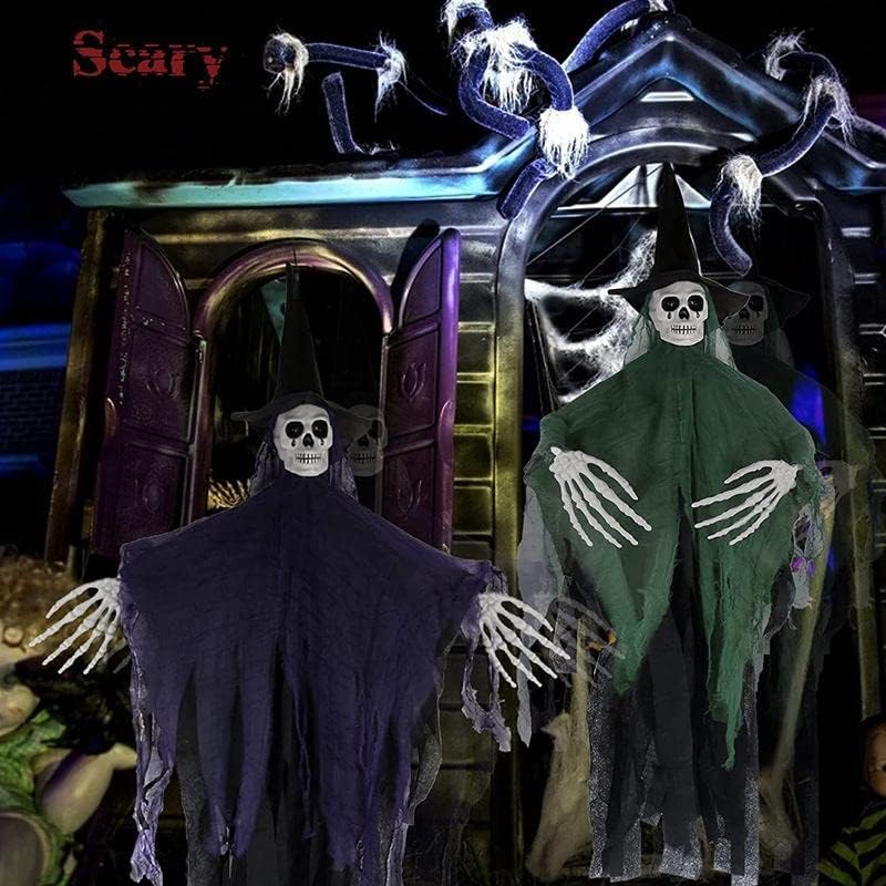 Satmarhz Подвесное Украса за Хелоуин, Зловеща Подвесная Вещица за Хелоуин, Мрачен Reaper, Украсата на Къщата с Духове Хелоуин