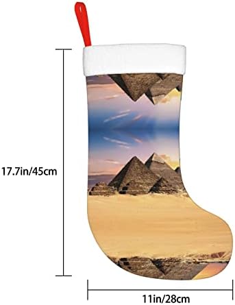 ELBULL Персонализирани Коледни Чорапи Древните Египтяни Коледни Чорапи за Семейна Почивка Коледни Вечерни Украса