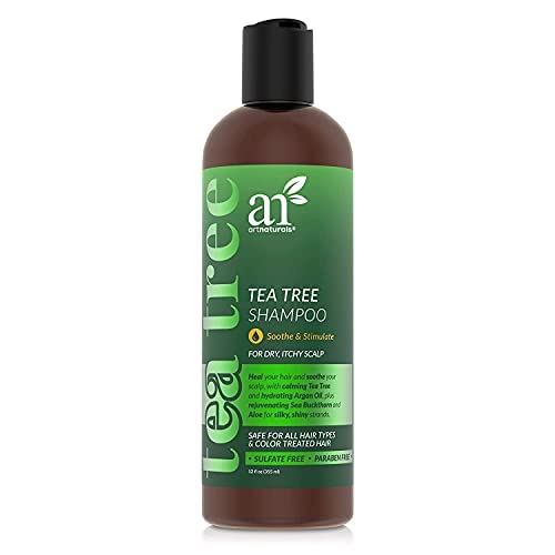 Шампоан Artnaturals Tea Tree Shampoo - (12 течни унции) - Изработен от чисто етерично масло от чаено дърво