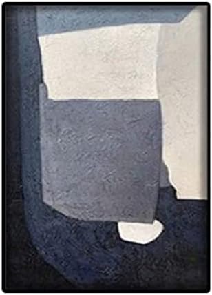 Текстурирани ръчно рисувани Живопис с маслени бои - Модерна Вертикална Абстрактна Декоративна Живопис За Хол, Спалня,