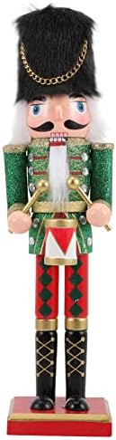 PRETYZOOM Украшения във формата на Щелкунчика Коледни Фигурки Щелкунчика Лешникотрошачката Войник Декор Дървена Коледен