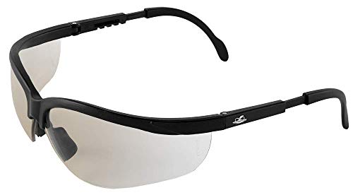 Защитни очила Bullhead BH466 Picuda, Матово черен рамки, Лещи за помещения / улица, Регулируеми лък тел, Черно