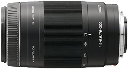 Sony 75-300 mm f/4,5-5,6 Компактен Супертелеобъектив с увеличение на цифров огледално-рефлексен фотоапарат Sony Alpha