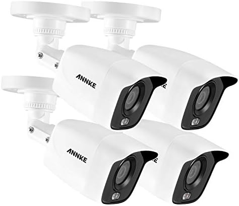 Камера за видеонаблюдение ANNKE TVI с Пълноцветен Нощно виждане, Аналогова Видеокамера за сигурност 1080P HD