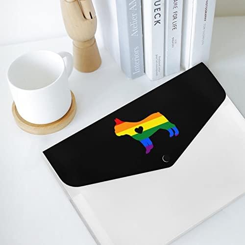 Папки Rainbow Bulldog Heartbeat формат А4, 6 джоба, органайзер за файлове във формата на акордеон, водоустойчив