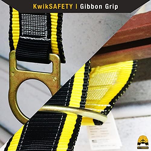 KwikSafety (Шарлот, Северна Каролина) Gibbon Grip 3-крак Безопасност Котва С Перекладиной на рамото, Колиета-греда, Система
