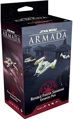 ДОПЪЛНЕНИЕ Star Wars Armada Republic Fighter Squadrons Expansion PACK | Миниатюрна Бойна игра | Стратегическа игра за възрастни