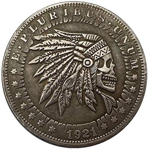 Монета на Повикване 1921 Скитащи Лабиринт Антични Копие на Медни и Сребърни монети Подарък за Него Колекция от