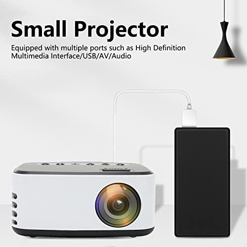 Мини Проектор, Шрайбпроектор за домашно кино Hd 1080P, Безжична Проекция на екрана, Преносим Външен WiFi Smart