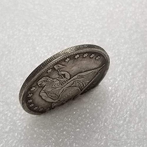 Старинни Занаяти 1838 Възпоменателна Монета От Мед Със Сребърно Покритие Стар Сребърен Долар Кръгла Сребърна Монета 2211