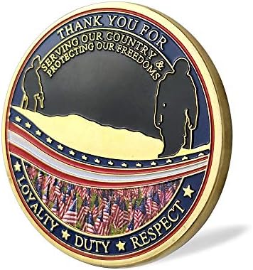 Монета на повикване ветерани от войната, Благодаря ви за вашата услуга, монета с благодарност ветерани, подарък