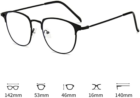 Очила за Късогледство DEPEYE, Блокиране на Синята Светлина, В Метална Рамка, Ретро Очила За Късогледство,