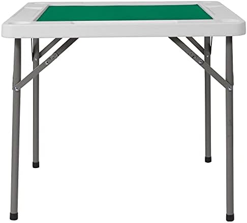 Разтегателен card игрална маса с площ от 34,5 инча за 4 играча със зелена игралната повърхност и подстаканниками