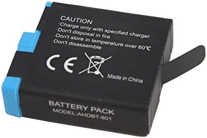 Замяна на батерията AHDBT-801 от 2 комплекти и 1 зарядно устройство за камери GoPro HERO5 Black - Съвместима с напълно