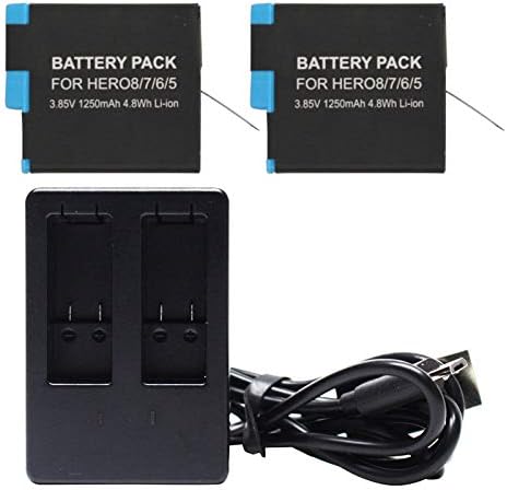 Замяна на батерията AHDBT-801 в комплект с 1 зарядно устройство за камери GoPro 601-27537-000 - Съвместима с напълно декодированной