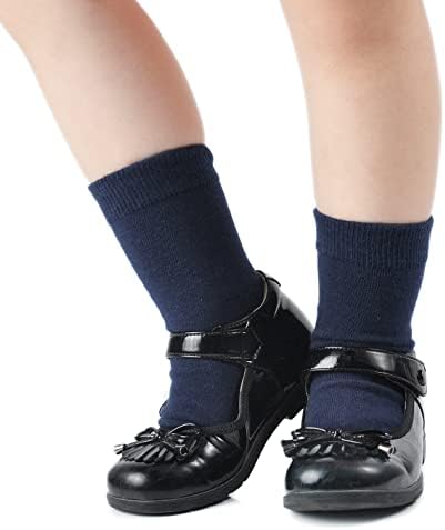 Чорапи EPEIUS за Момичета, Безшевни Чорапи за Деца, Меки Памучни Чорапи под Рокля, Чорапи за Училищни отбори За Момчета, 6