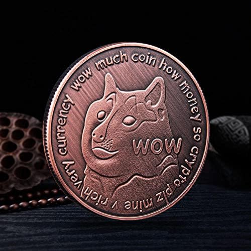 Възпоменателна Монета 1 унция Dogecoin Възпоменателна Монета с Медна Криптовалюта Dogecoin 2021 Лимитированная