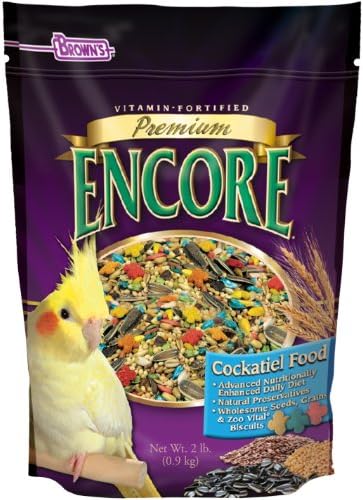 Храна за птици F. M. Brown ' S Encore Premium Cockatiel, 2 кг