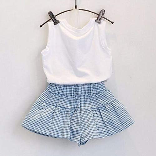 AnFeng/ Детски Дрехи, Сладки къси Панталони за момичета, Топ, Модел, Риза с мрежесто лък за момичета, Облекло и комплект за