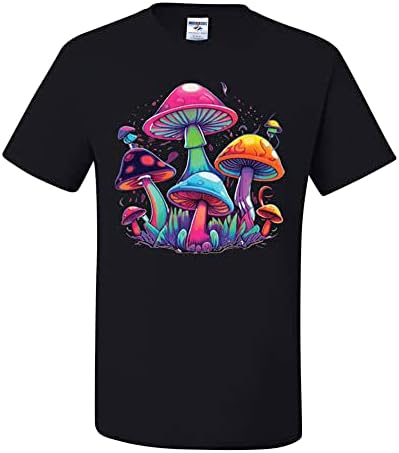 дива дрехи по поръчка Цветни Кошмарен LSD Магически Гъби Поп-Култура Мъжки Тениски