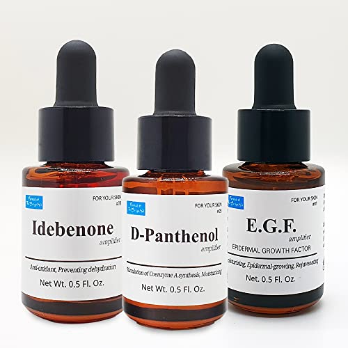 Д-Пантенол ГОРА БОРХЕСА (провитамин В5), EGF (епидермалния растежен фактор), Идебенон (синтетичен коензим Q10)