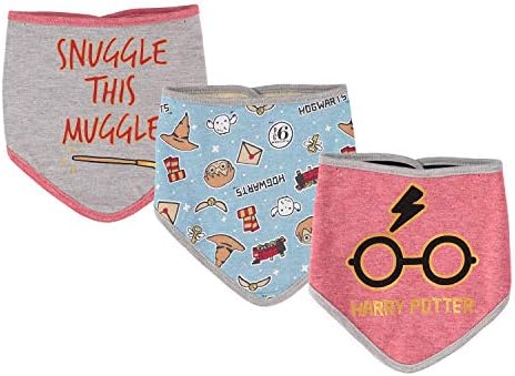 Бебешки Лигавници-Кърпи Унисекс Хари Потър, Детски Подарък в три Опаковки за Момичета и Момчета
