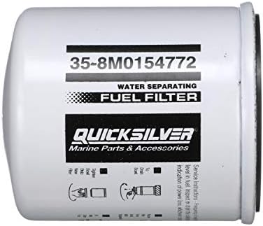 Водоотделяющий горивния филтър Quicksilver 8M0154772 за извънбордови двигатели Select Johnson и Evinrude