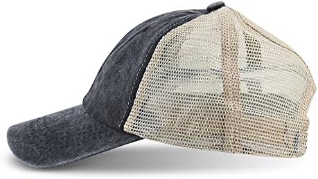 3 Опаковки Шапки шофьор на камион за мъже/жени-бейзболна шапка за спорт на открито с ефекта на измиване-Реколта