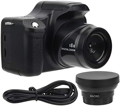 24-мегапикселова Цифрова камера с 3.0-инчов LCD екран с 18-кратно увеличение HD-Рефлексен Фотоапарат с голямо