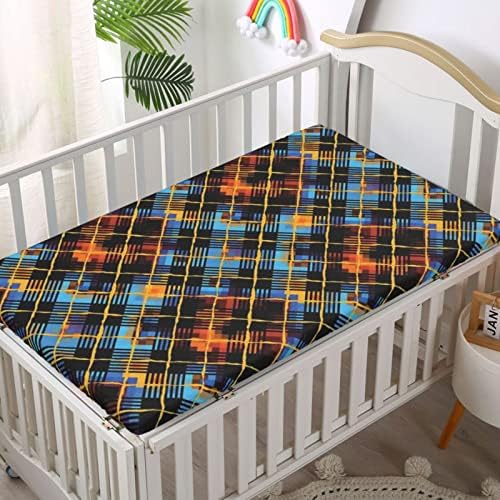 Кухненски Кърпи за детски легла в една клетка, Преносим мини-Чаршафи за легла с Меки и Дишащи Кърпи-Бебешки Кърпи за