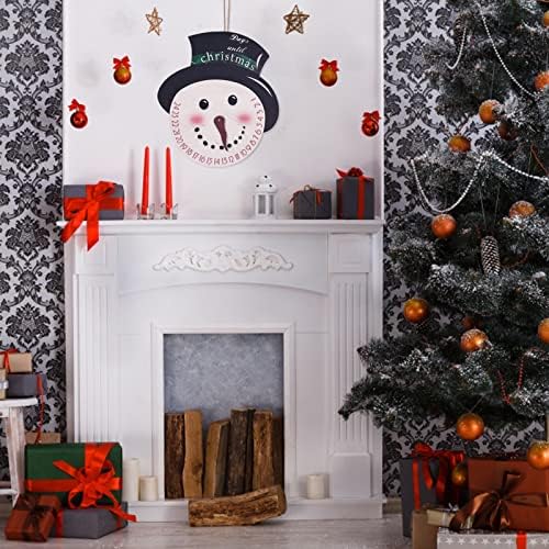 Окачен Коледен Календар за 24 дни, Wooden Коледен списък, Входна врата /монтаж на стена за украса 2022, Коледен Добре
