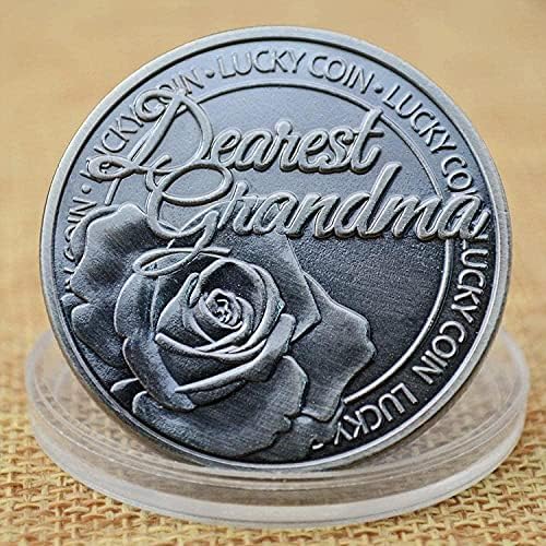 Ada Криптовалюта Любима Монета Възпоменателна Монета Сребърно Покритие Антични Щастливата Баба На Щастливата Медал Предизвикателство