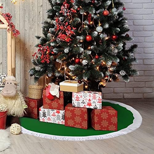 Мультяшная Колибри Коледно Дърво Мат Пола Дърво Базовата Кутията с Пискюли за Празнични Партита, Коледни Украси 48