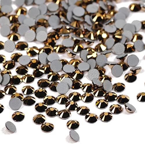 SS8 1440 бр. Новата Мрежа Gold Crystal Красотата на Кристал Гореща Определяне на Кристали Кристали Flatback Кристали Iron