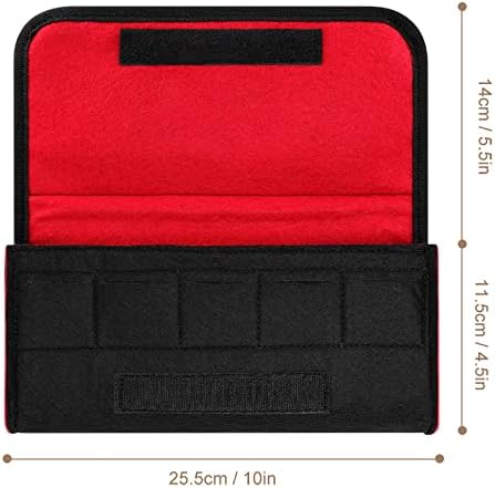 Кошмарен Калъф за Носене Switch Защитна Чанта За съхранение с Отделения за карти игра