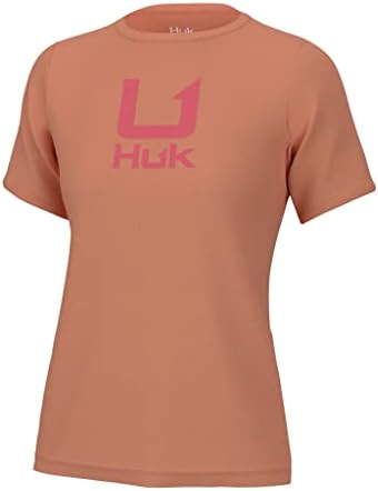 Тениска с логото на HUK Women ' s Performance Fishing, Тениска с къс ръкав
