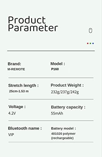 M-Дистанционно Безжична Селфи-стик Bluetooth 1,53 М, с Двойно Заполняющим светлина, Сгъваем Статив за екшън камери