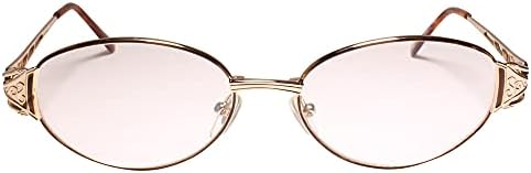 Ретро Ретро Женски Златни Овални Бифокални Очила за четене 1.00 Reader