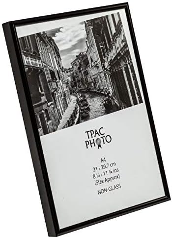 Фото албум на Компанията В Алуминиева Рамка за сертификат във формат А4, черен